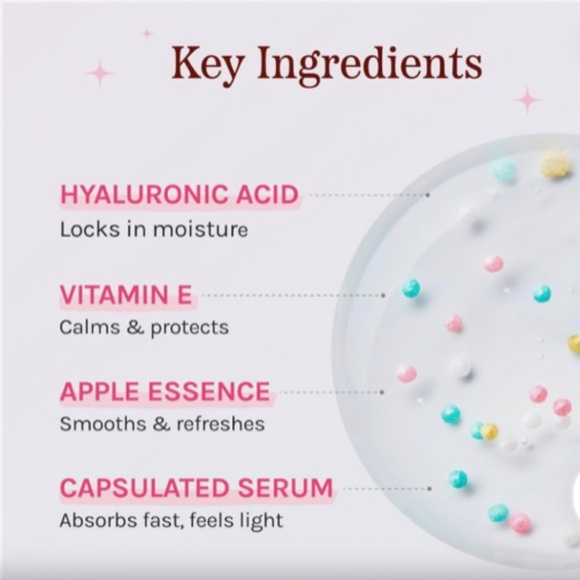 HELLO KITTY X CREME BRIGHTENING SERUM KLEAN BEAUTY APPLE ESSENCE - Picture 3 of 5
